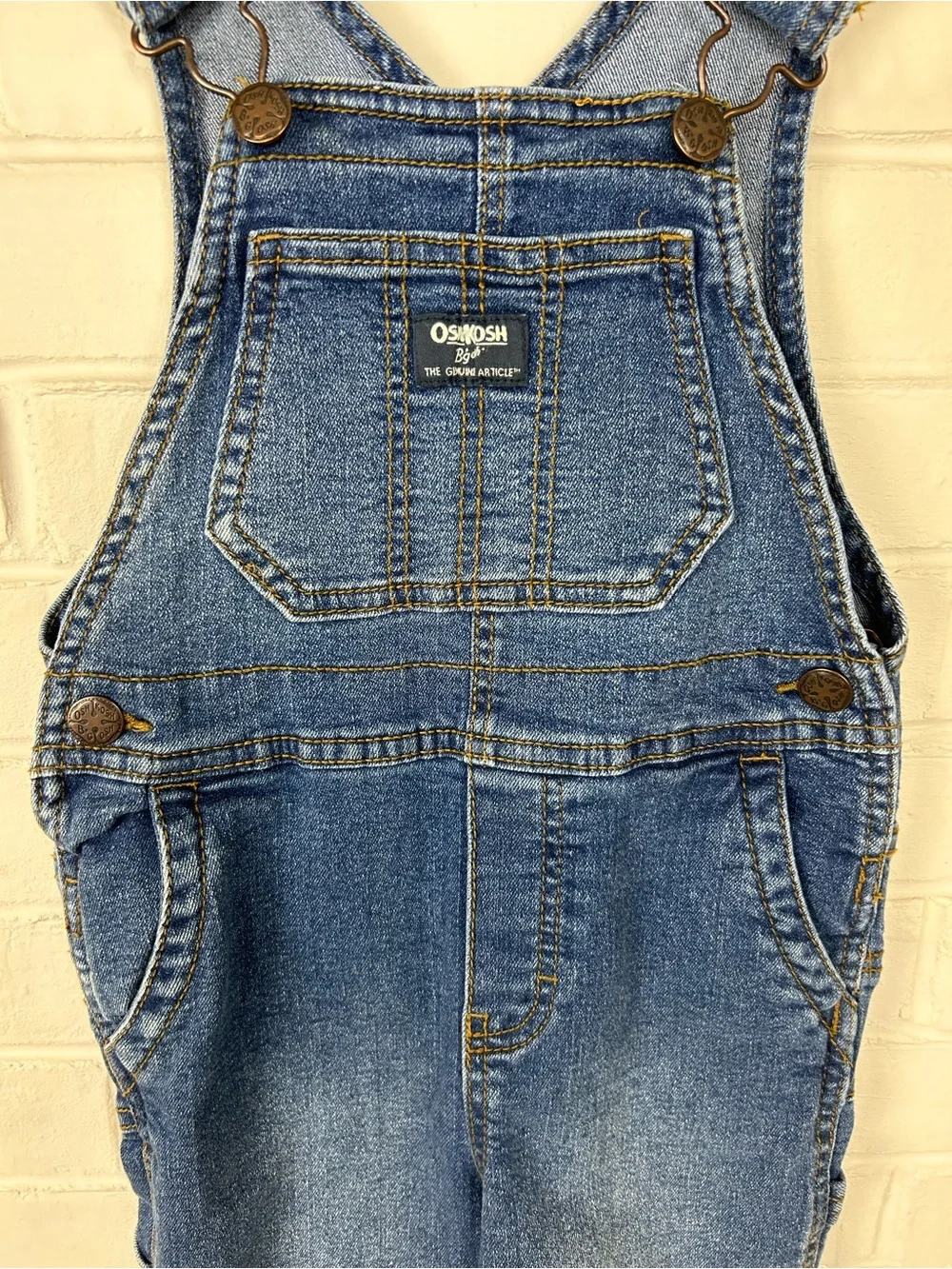 OshKosh B’Gosh Kids Denim Overalls Size 3T